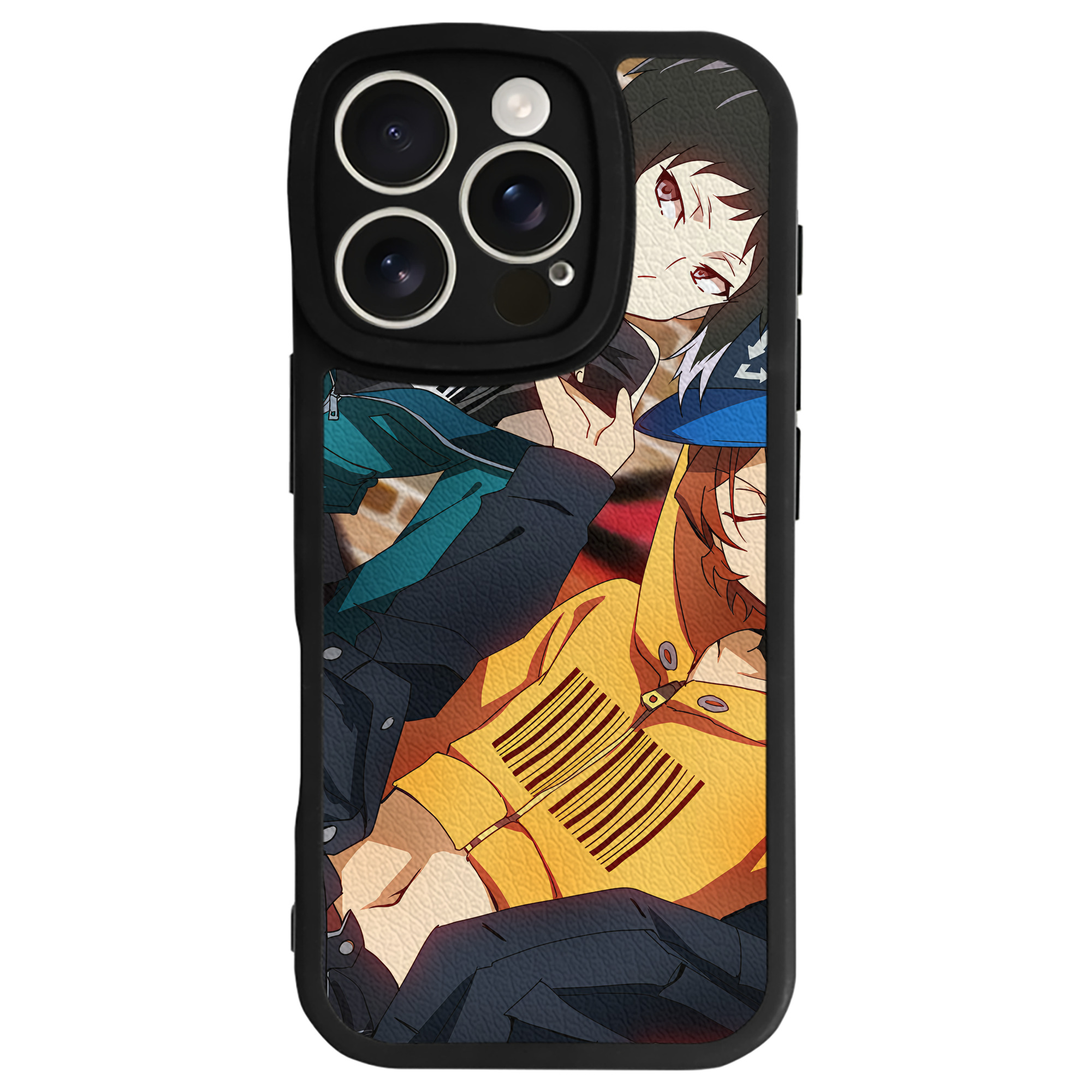 （画像用） 文豪ストレイドッグス Bungo Stray Dogs 【iPhone 16シリーズ対応】シリコンスマホケース（レザー調） 材質：シリコン